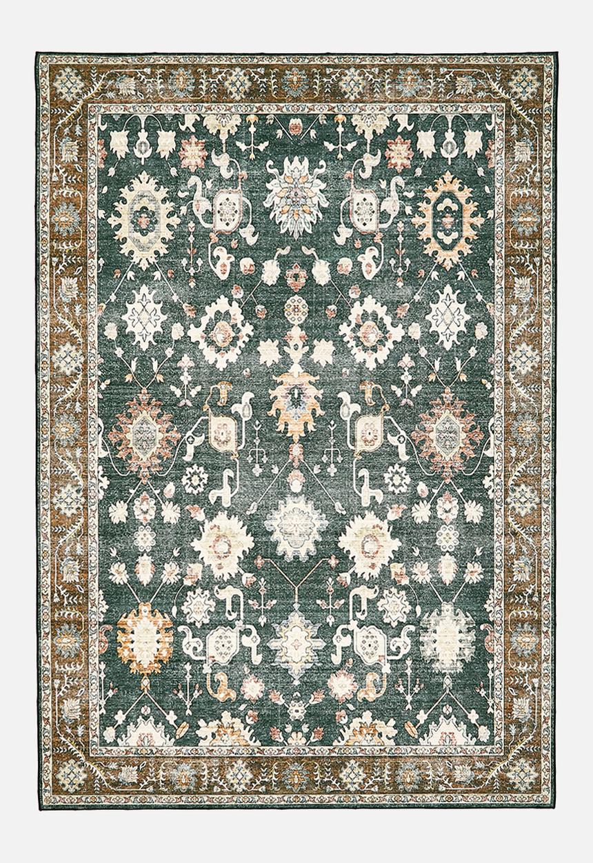 Moonlit Antique Rug Charcoal - 300 x 400