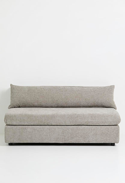 Starya armless 2 seater - stone