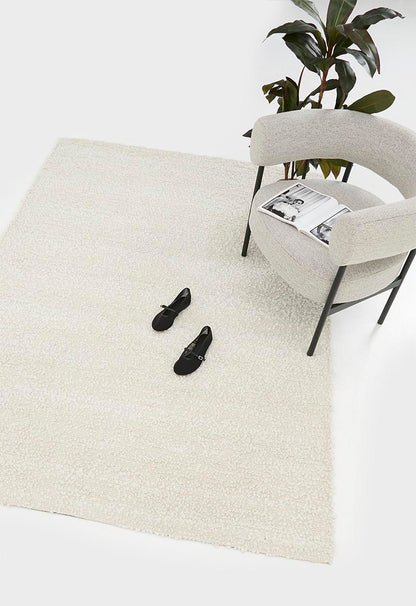 Handwoven Textured Rug Cream - 200 x 300