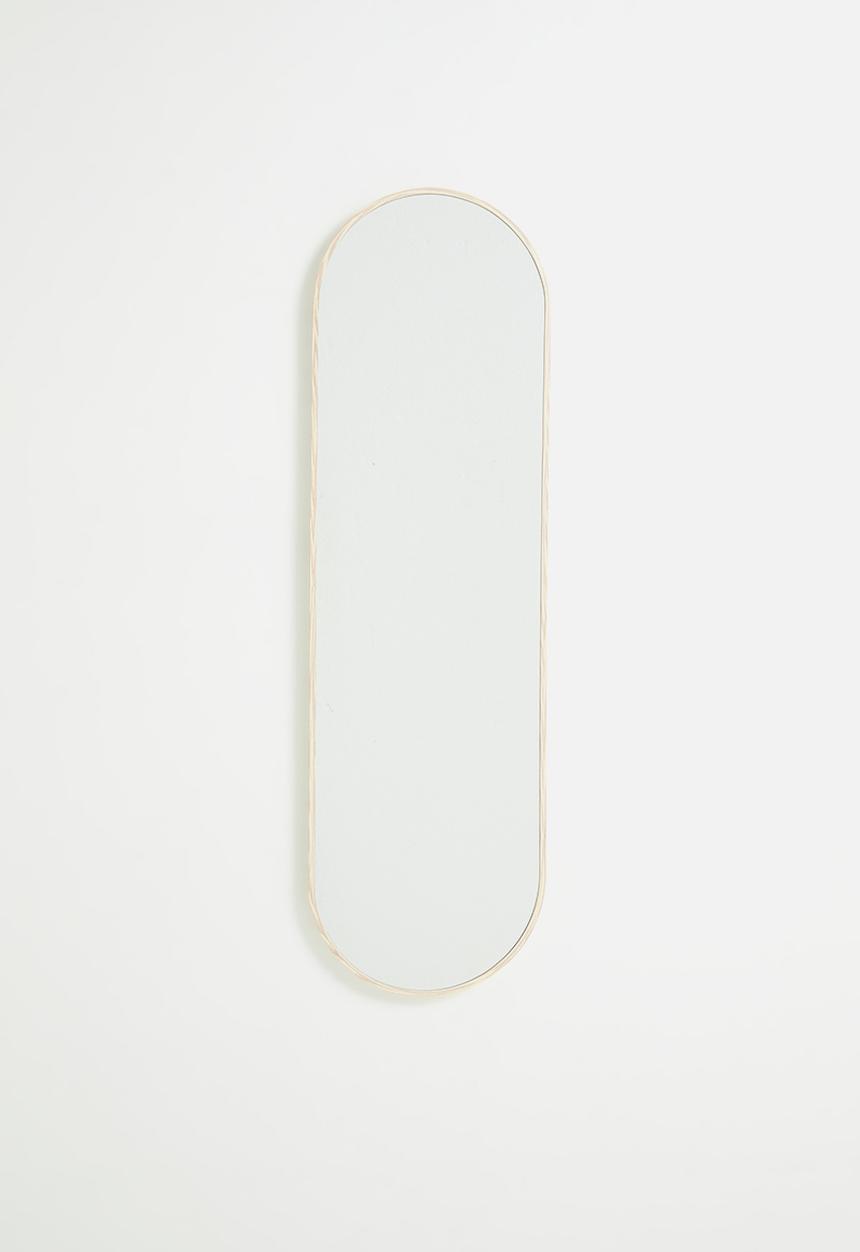 Ollie full length oval mirror - Natural