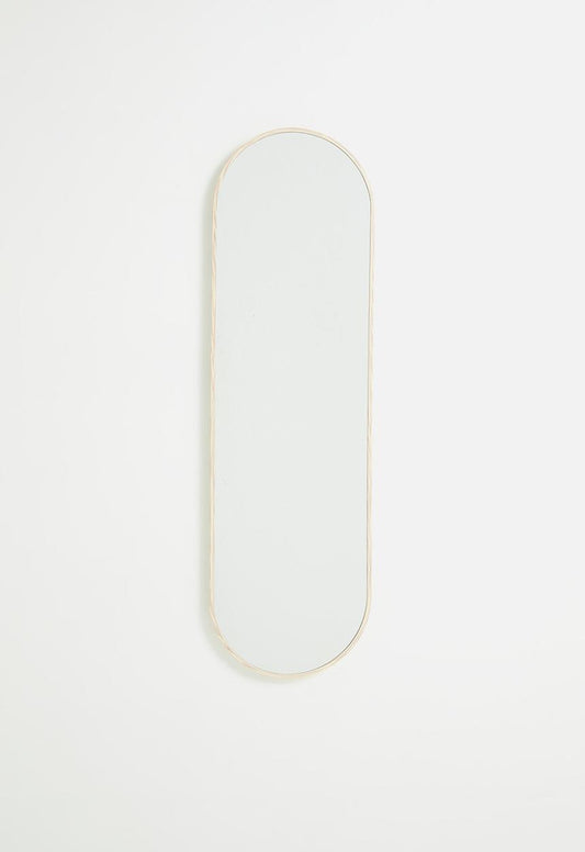 Ollie full length oval mirror - Natural