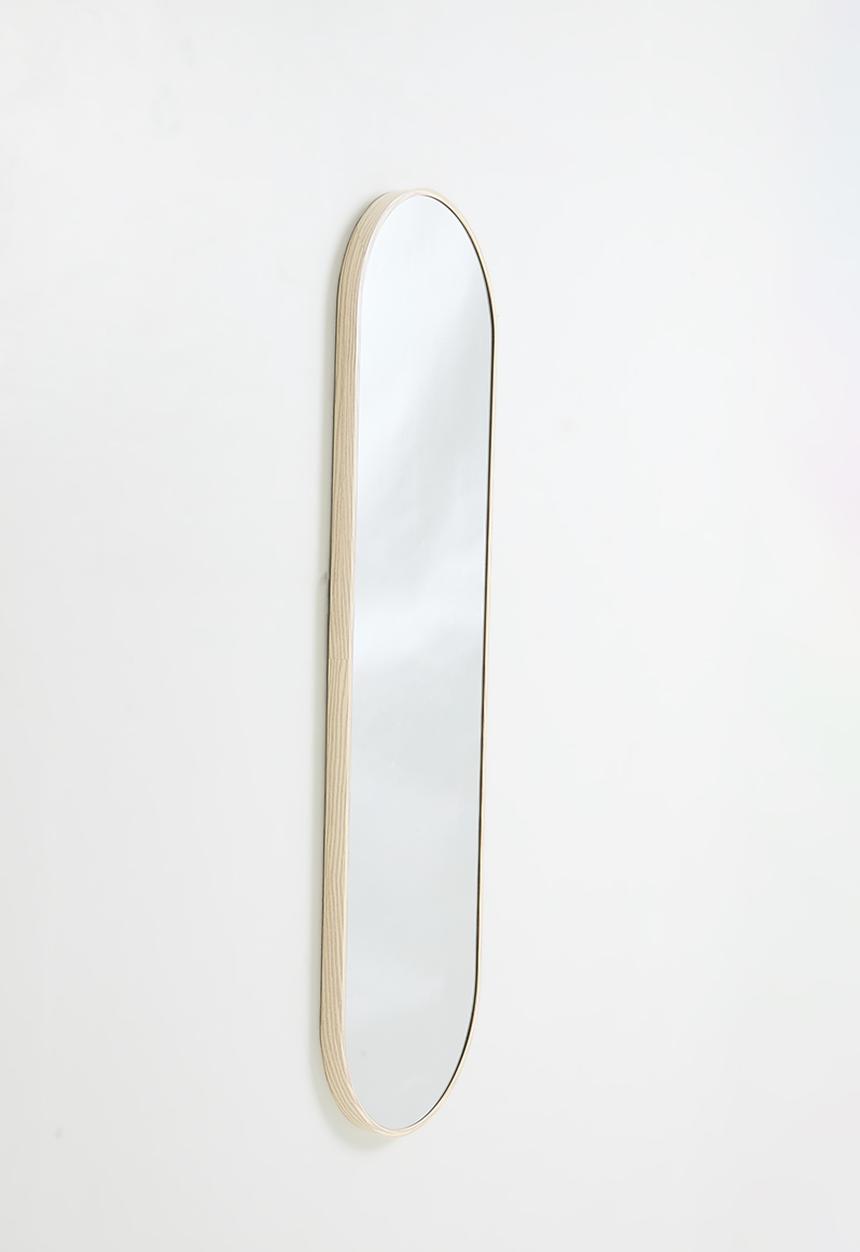 Ollie full length oval mirror - Natural