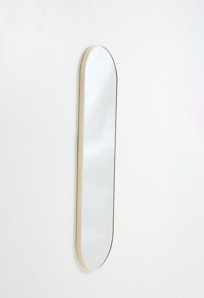Ollie full length oval mirror - Natural