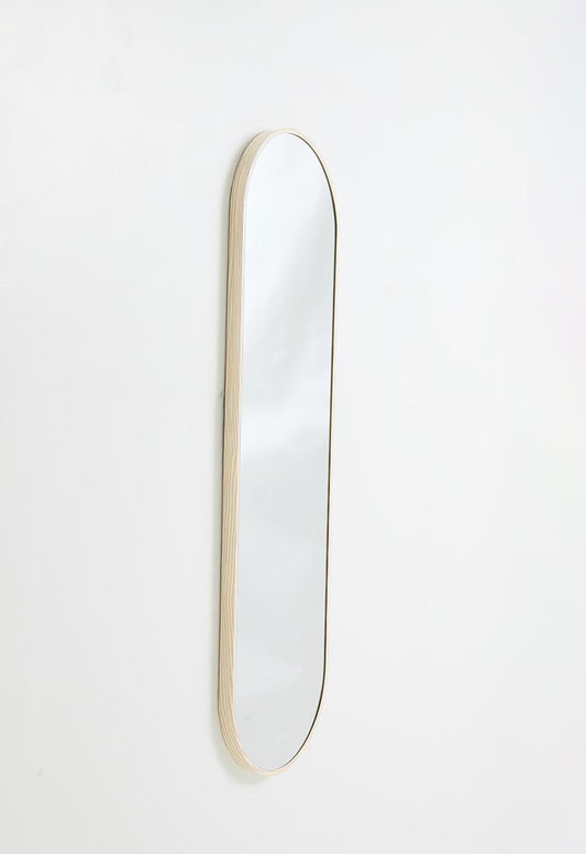 Ollie full length oval mirror - Natural