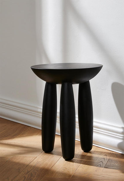 Toto wooden side table - black