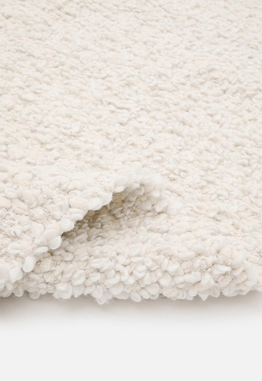 Handwoven Textured Rug Cream - 160x230