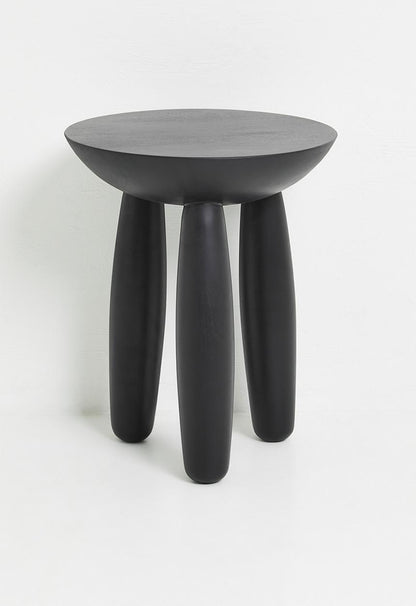Toto wooden side table - black
