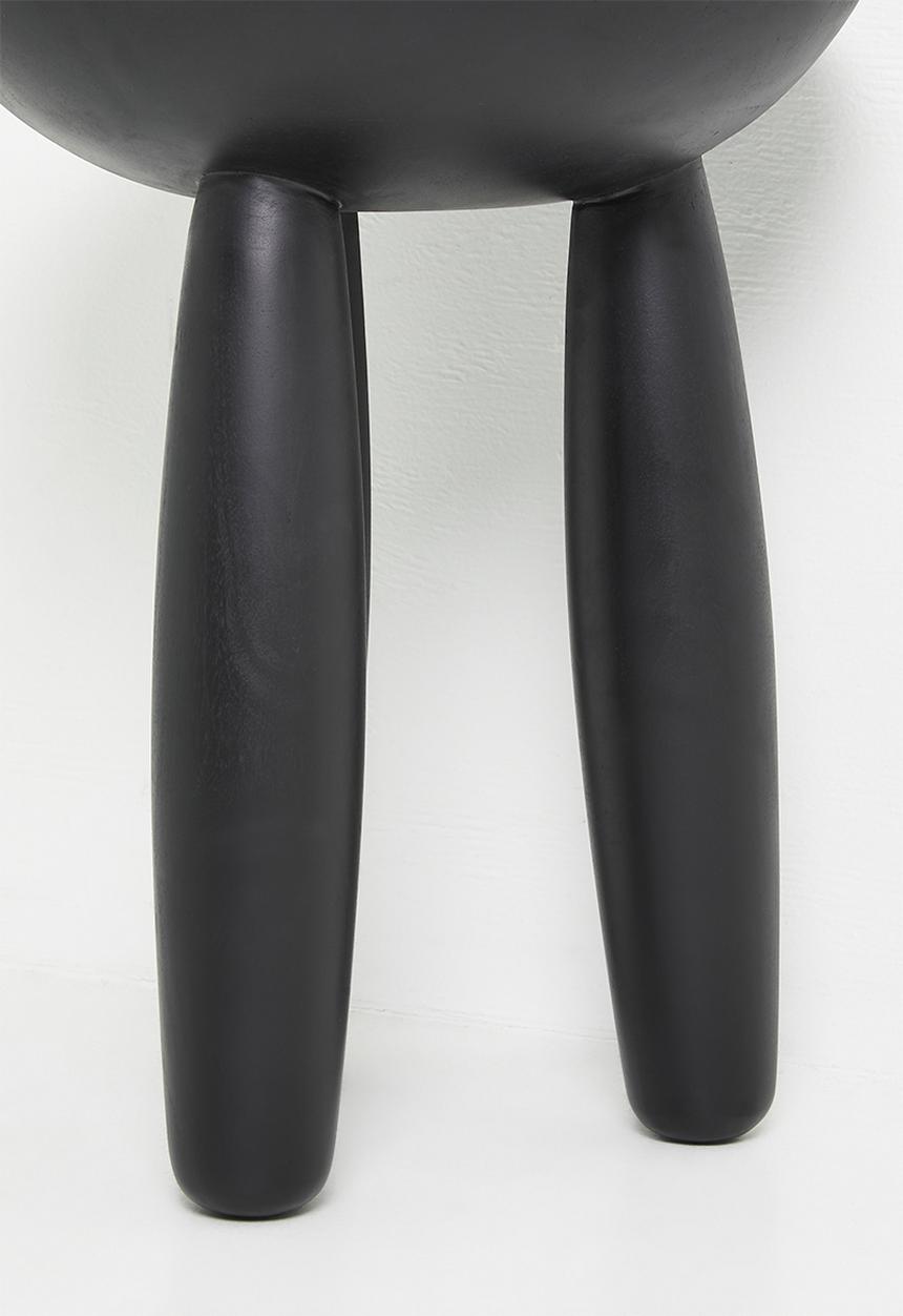 Toto wooden side table - black