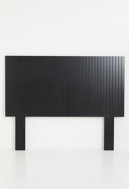 Soho ribbed headboard - black - King