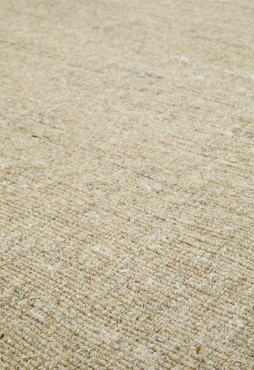 Handwoven Wool Rug Natural - 200x300