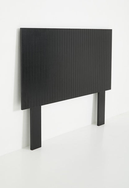 Soho ribbed headboard - black - King