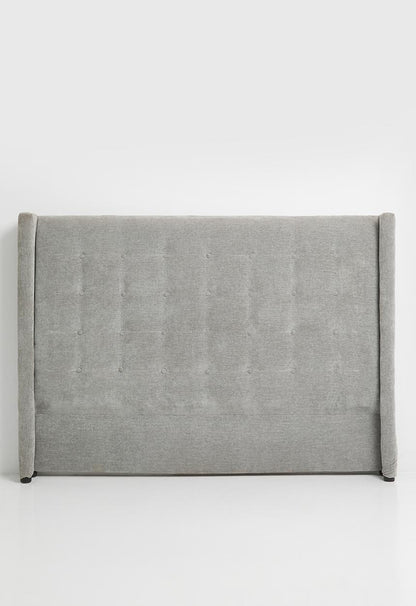 Billy Button Headboard - Grey - Queen