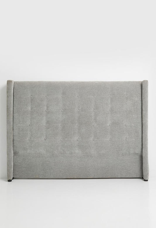 Billy Button Headboard - Grey - Queen