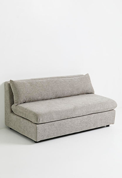 Starya armless 2 seater - stone