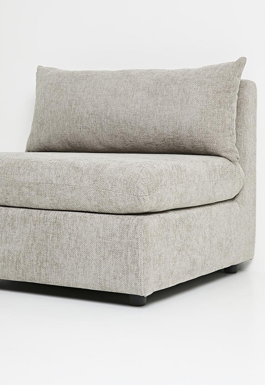 Starya armless single seater-stone