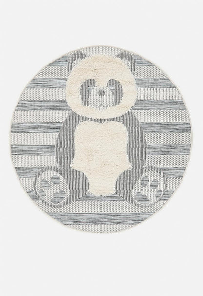 Panda kids rug - blue