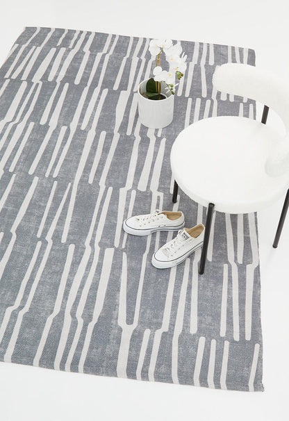 Sado patio rug- grey