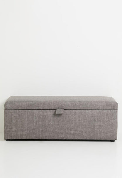 Oliver storage ottoman - Grey