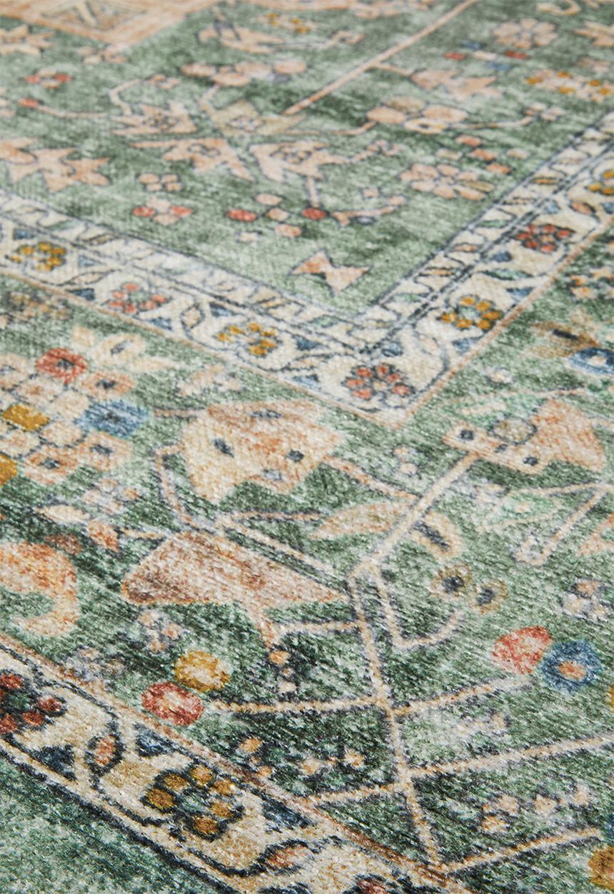 Eve Gilded Antique Rug - green - 200 x 300
