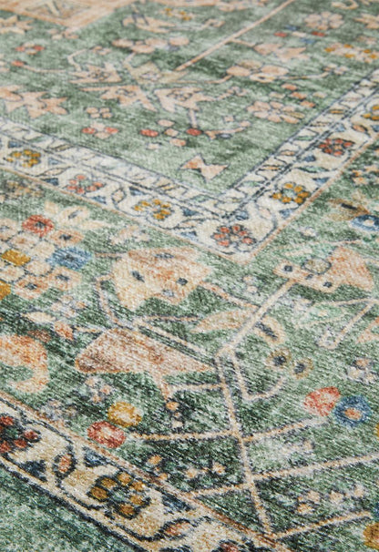 Eve Gilded Antique Rug - green - 200 x 300