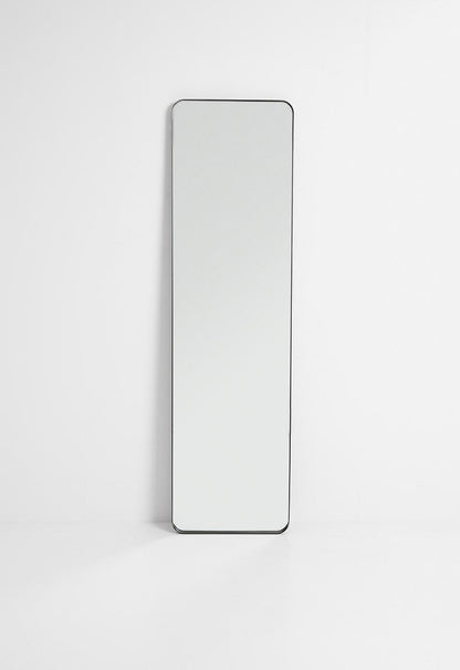 Aluminium Framed Full Length Mirror - Black