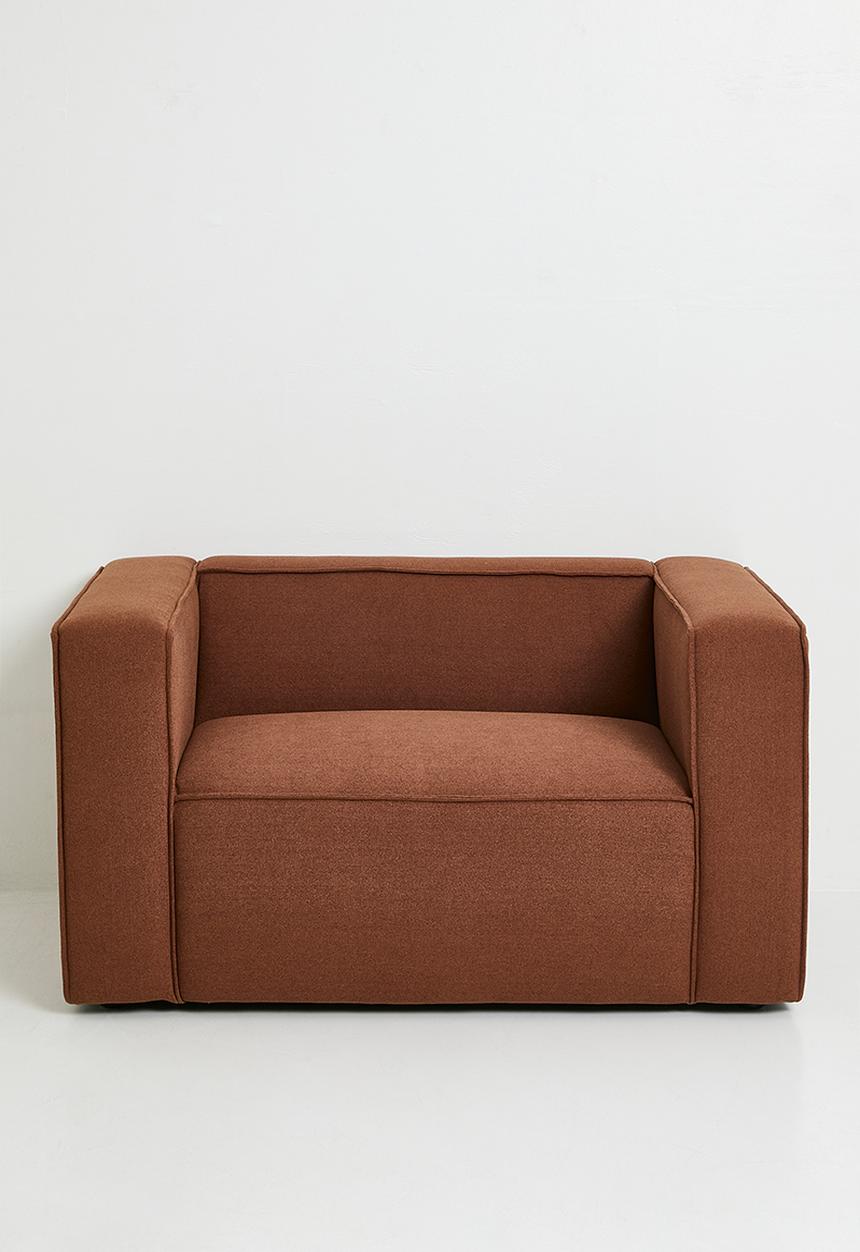 Zola Loveseat - Rust