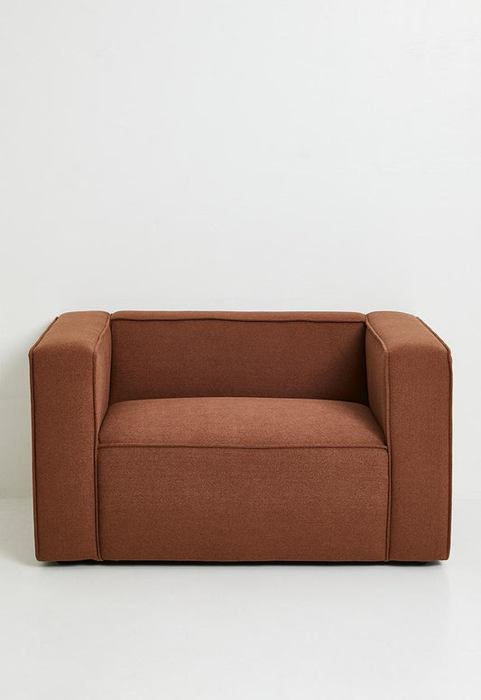 Zola Loveseat - Rust