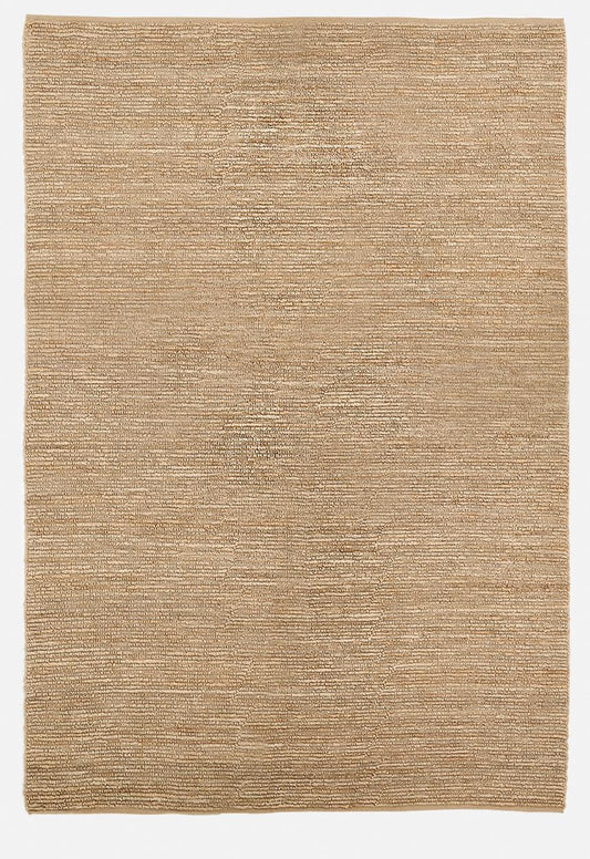 Hand Woven Chunky Jute Rug - Natural - 300 x 400