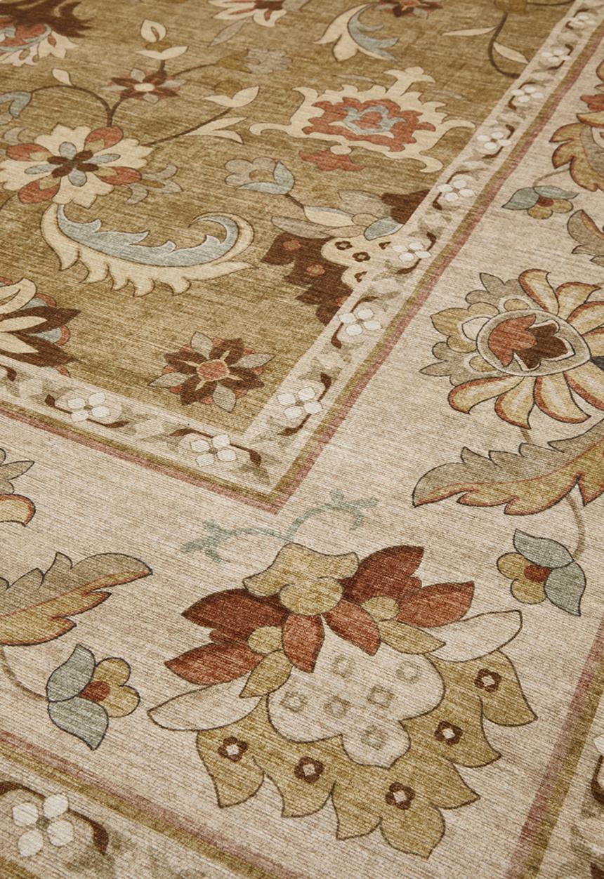 Nyssa Floral Rug Natural - 300x400
