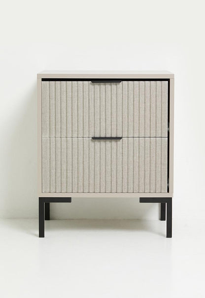 Destiny Bedside Table - Stone