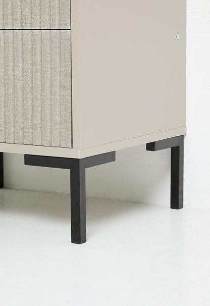 Destiny Bedside Table - Stone