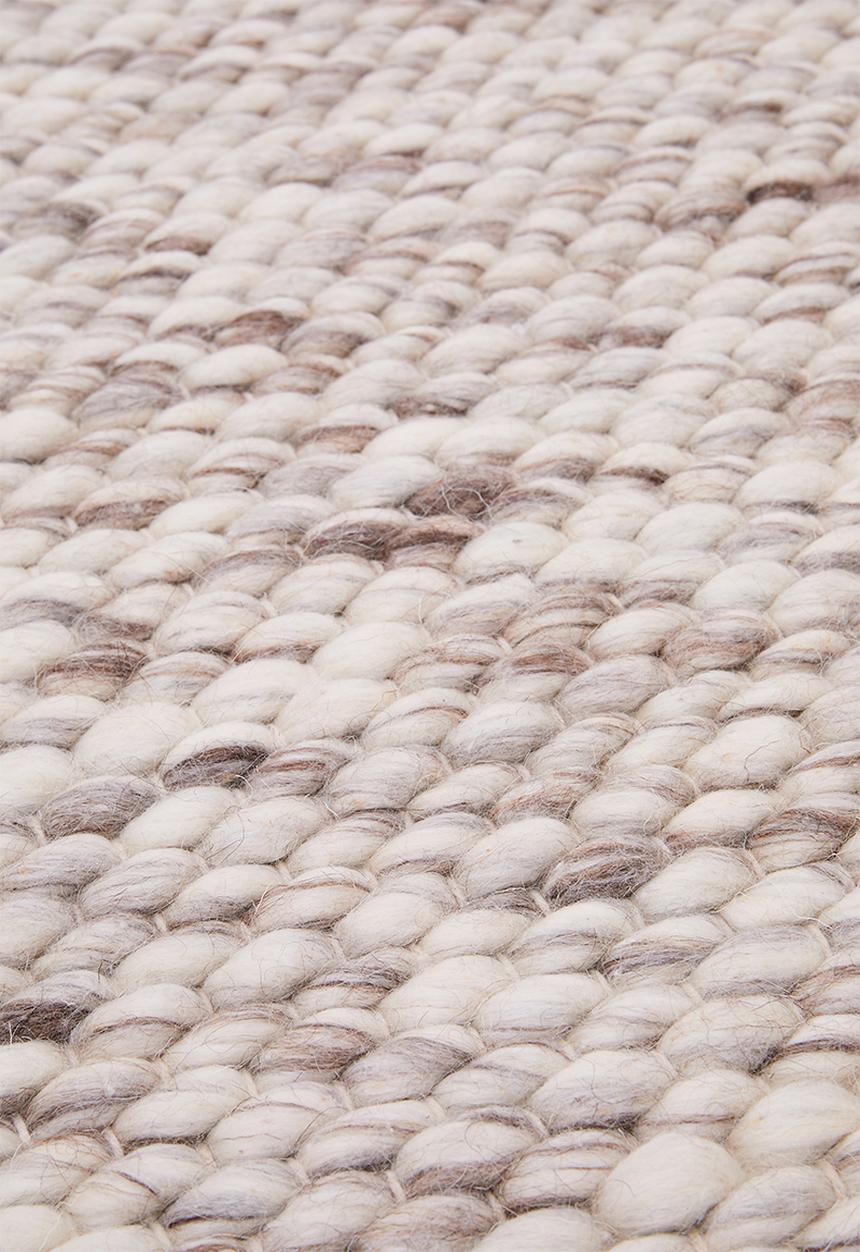 Borgen Handwoven Wool Blend Rug Oatmeal - 160x230