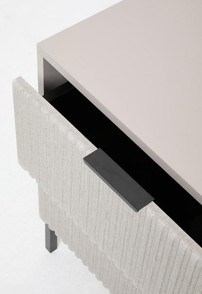 Destiny Bedside Table - Stone