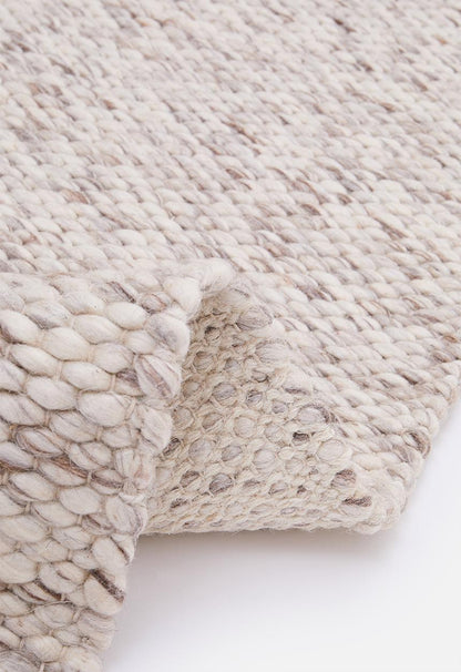 Borgen Handwoven Wool Blend Rug Oatmeal - 160x230