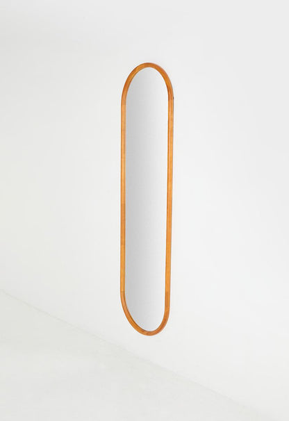 Wooden Pill Full Length Mirror - 50 x 180cm