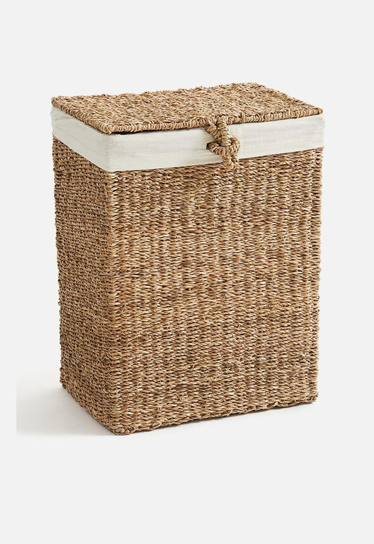 Seagrass laundry basket - brown - 1228139001