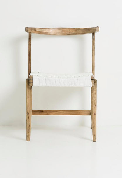 Amani Dining Chair - Natural & White