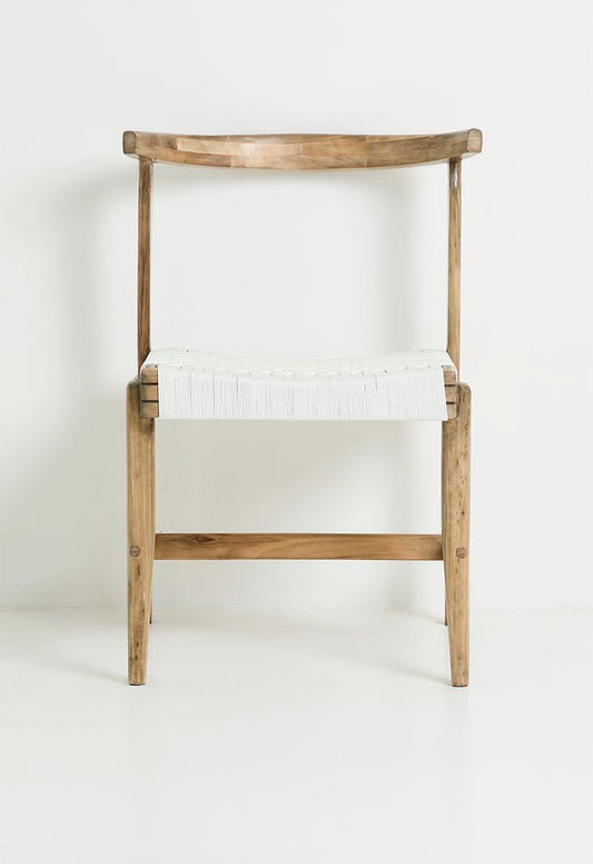 Amani Dining Chair - Natural & White