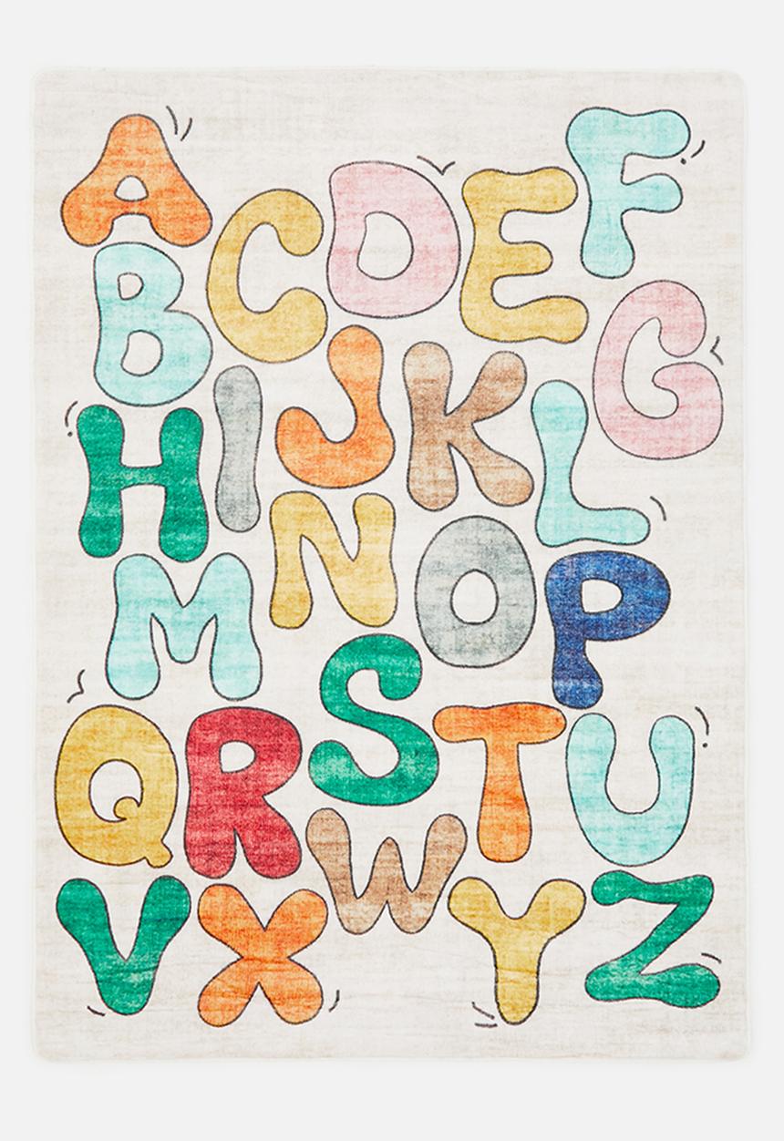 Alphabet rug - Multi