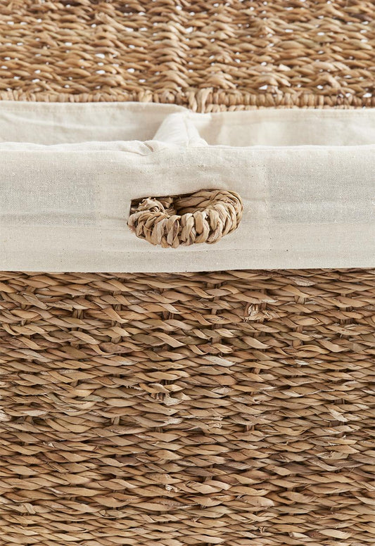 Seagrass laundry basket - brown - 1228139001