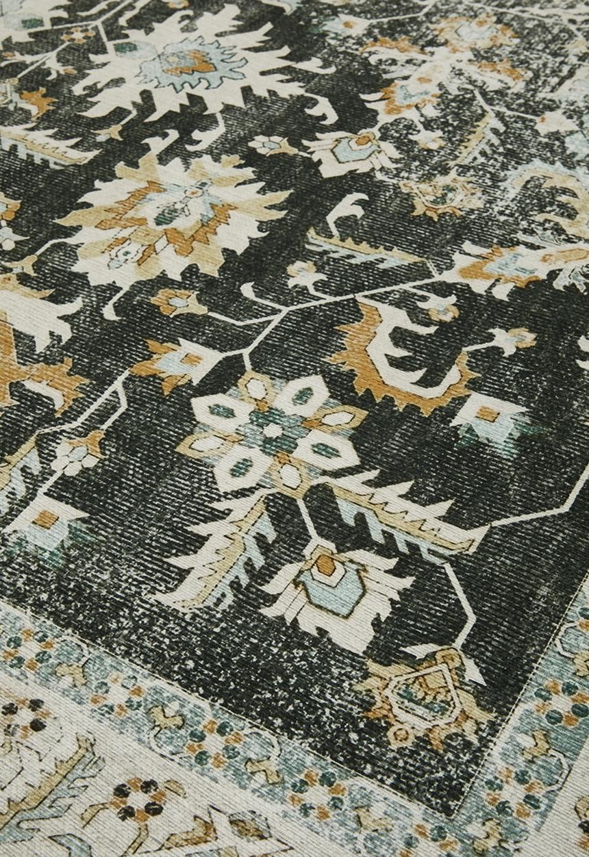 Brisbane Isolde Floral Rug Green - 160x230