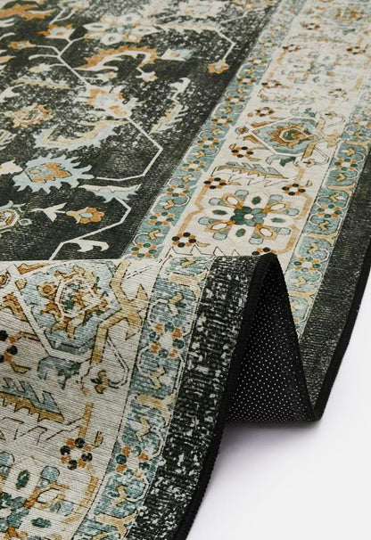 Brisbane Isolde Floral Rug Green - 160x230