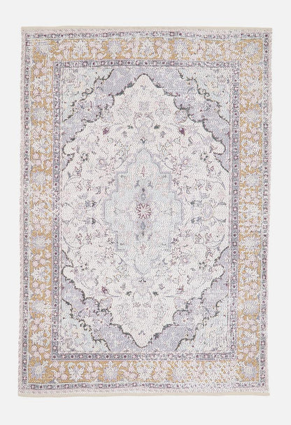 Cotton Blend Woven Antique Rug Multi - 300x400