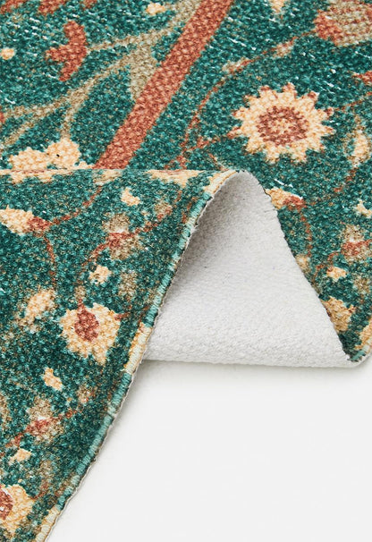 Floral Cotton Printed Rug Fatigue - 200 x 300