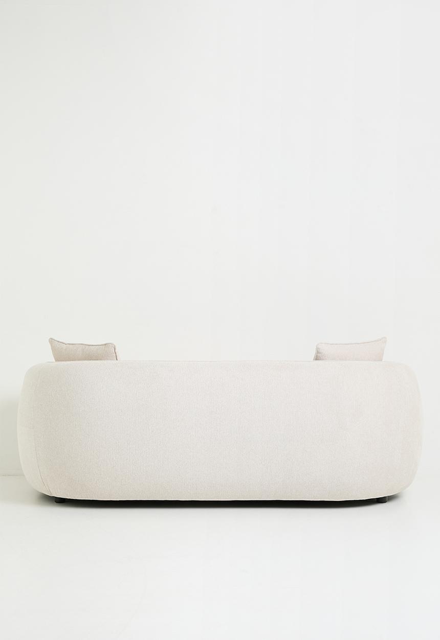 Max Curved 3 Seater Sofa - Oatmilk