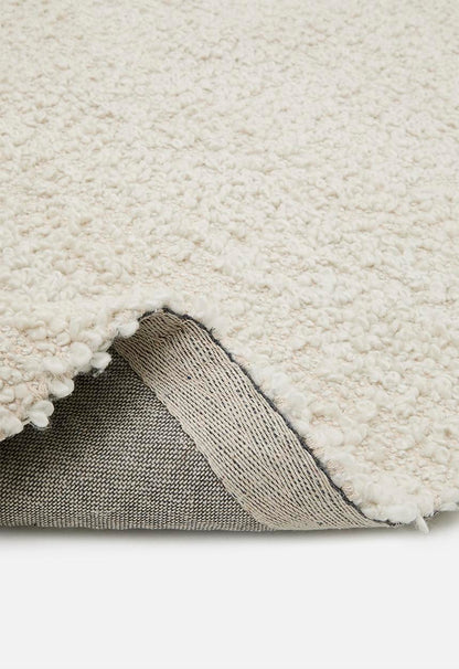 Handwoven Textured Rug Cream - 200 x 300