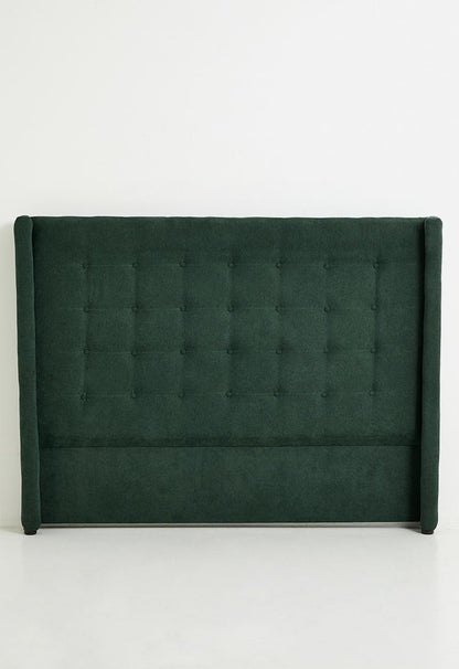 Billy Button Headboard - Green - Queen