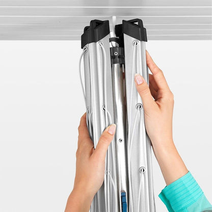 Brabantia - Lift-O-Matic 50m Rotary Dryer Clothesline with 45mm Pole - Grey