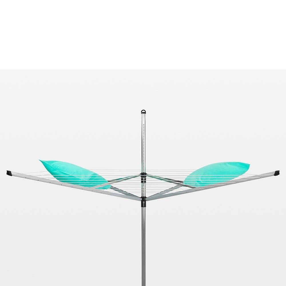 Brabantia - Lift-O-Matic 50m Rotary Dryer Clothesline with 45mm Pole - Grey