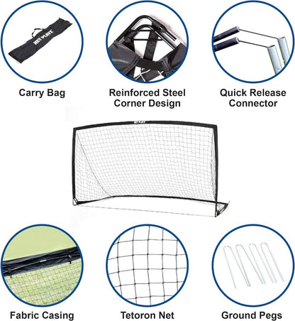 Net Playz Simple Playz Soccer Goal - Large (1.8x3.6x1.8m)